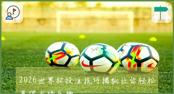 2026世界杯投注技巧揭秘让你轻松赢得竞猜乐趣